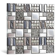 Metallic glass mosaic for sale  Brentwood