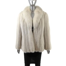 White fox jacket for sale  Mc Lean