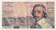 Rare billet 1000f d'occasion  Paris II