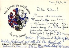 Wappen Studentika Ak Friso Luneburgia seis Panier! In recto decus! - 11306478 comprar usado  Enviando para Brazil