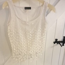 Lined lace tank for sale  LEIGHTON BUZZARD