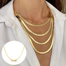 Women gold herringbone for sale  LOCHGELLY