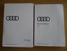 PACOTE CARTEIRA MANUAL DO PROPRIETÁRIO GENUÍNO AUDI A3 S3 RS3 8Y 2020-2025 F-423 comprar usado  Enviando para Brazil