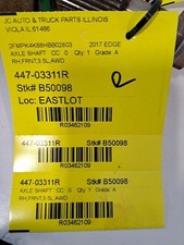 Passenger right axle for sale  Viola