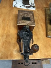 Moedor de café antigo de parede de ferro fundido regra de ouro completo e original comprar usado  Enviando para Brazil