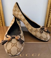 Gucci ballerine tessuto usato  Tribiano