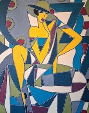 Kleyman superbe tableau d'occasion  Elne