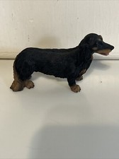 Estatueta Dachshund miniatura de cabelos longos e bronzeado comprar usado  Enviando para Brazil