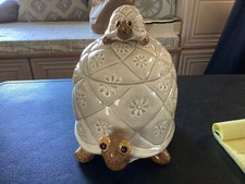 Frasco de biscoito de cerâmica vermelho para casa comprar usado  Enviando para Brazil