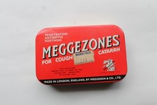 Vintage meggezones tin for sale  LINCOLN