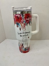 Copo personalizado Mickey Mouse Papai Noel, Disney Christmas Dream exclusivo 40 oz copo com tampa comprar usado Copo personalizado Mickey Mouse Papai Noel, Disney Christmas Dream exclusivo 40 oz copo com tampa comprar usado  Enviando para Brazil