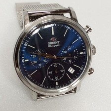Cronógrafo Orient Quartz VR32-UAA0 mostrador azul escuro comprar usado  Enviando para Brazil