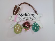 Wood bunny welcome for sale  Pewaukee