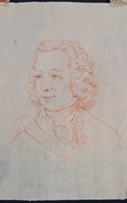 Dessin ancien sanguine d'occasion  Limoges-