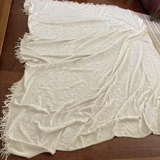 Vtg chenille ivory for sale  Boca Raton