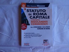 Statuto roma capitale usato  Roma