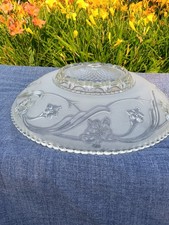 Vintage frosted glass for sale  Applegate