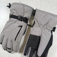Luvas masculinas Thinsulate cinza clima frio inverno esqui snowboard neve grande 100 GM comprar usado  Enviando para Brazil