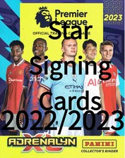 Star signing cards for sale  CATTERICK GARRISON