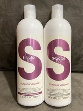 CONJUNTO DE XAMPU E CONDICIONADOR VOLUME IMPRESSIONANTE S-FACTOR TIGI / DUPLA - 25,36 OZ CADA comprar usado  Enviando para Brazil
