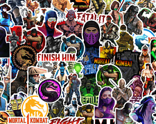 Pacote de adesivos Mortal Kombat 25/50 - Vinil impermeável - Scorpion Sub-Zero comprar usado  Enviando para Brazil
