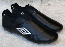Usado, Chuteiras de futebol masculinas UMBRO Medusae III Elite FG couro preto e branco NOVAS tamanho 8 10.5 comprar usado  Enviando para Brazil