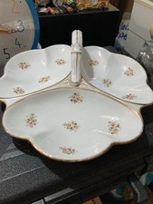 Meissen trefoil dish for sale  BASILDON