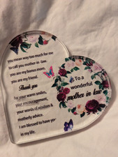 Acrylic heart gift for sale  Orlando