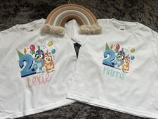 Bluey birthday shirt for sale  DISS