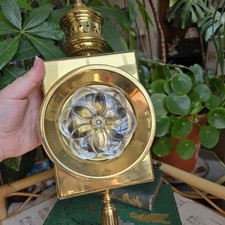 Vintage brass glass for sale  BROMLEY