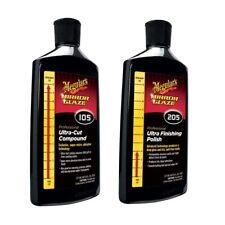 Meguiar's 105 & 205 Ultra Corte e Acabamento polimento composto - 2 X 236ml Kit comprar usado  Enviando para Brazil