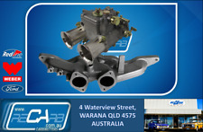 Kit de carburador único 45 DCOE GENUÍNO WEBER terno Ford Cortina Escort 2L pintado comprar usado  Enviando para Brazil