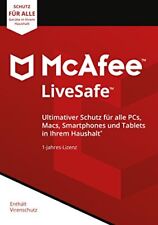 Mcafee livesafe qualsiasi usato  Spedire a Italy