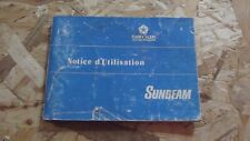 Utilisation sunbeam 1300 d'occasion  Vaison-la-Romaine