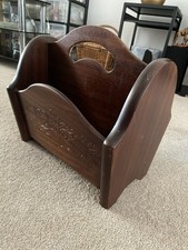 Vintage mahogany magazine for sale  BENFLEET