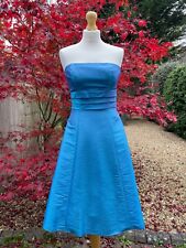 Turquoise silk bridesmaid for sale  TONBRIDGE