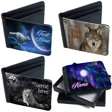 Personalised wolf wallet for sale  BRIDGNORTH