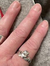 Claddagh ring 925 gebraucht kaufen  Bielefeld