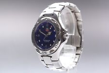 Relógio masculino *quase perfeito* TAG HEUER Kirium Professional WL1116 data azul quartzo comprar usado  Enviando para Brazil