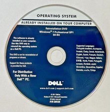 DVD de reinstalação de 64 bits Dell OEM Microsoft Windows 7 Professional SP-1. comprar usado  Enviando para Brazil