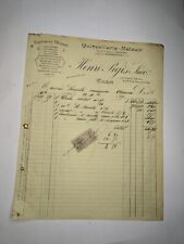 Facture quincaillerie serrurer d'occasion  Lisieux