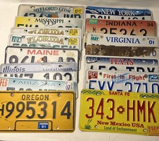 Lote de 15 placas de licença vintage do estado dos EUA decoração de parede garagem coleção comprar usado  Enviando para Brazil