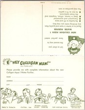 Purificador de água c1960s Adv. Cartão postal "Novo purificador de água da era espacial CULLIGAN" comprar usado Purificador de água c1960s Adv. Cartão postal "Novo purificador de água da era espacial CULLIGAN" comprar usado  Enviando para Brazil