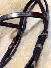 Browband headstall floral for sale  Litchfield