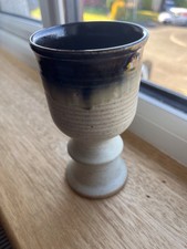 Studio pottery goblet for sale  CARLUKE