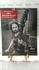 GUITARRAS CORT MATTHEW BELLAMY ANÚNCIO IMPRESSO GUITARRA 11 X 8,5 comprar usado  Enviando para Brazil