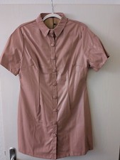 Lederimitat blusenkleid einmal gebraucht kaufen  Taufkirchen