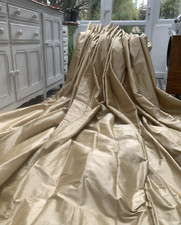Pure silk curtains for sale  BRISTOL