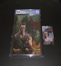 Fama: Arnold Schwarzenegger CGC 9.8 Graded Predator C2E2 2025 Foil Limited 150, usado comprar usado  Enviando para Brazil
