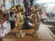 Antique brass cherub for sale  Bemidji